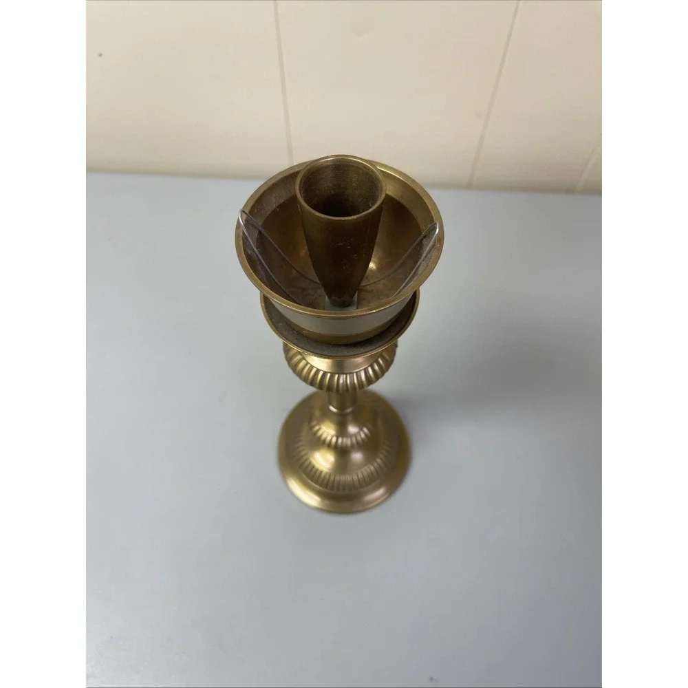 VTG Brass Candle Stick Holder 10